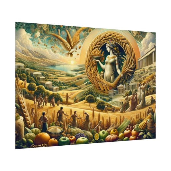 92408-397.jpg Mythological and Historical Elements to Depict Ancient Harvest Poster