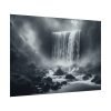 92408-402.jpg Waterfall on Rainy Day Poster
