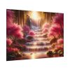 92408-412.jpg Waterfall in Rose Scenery Poster