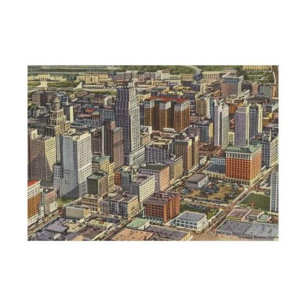Recent Skyline View of Houston Poster