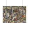 Recent Skyline View of Houston Poster