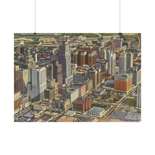 Recent Skyline View of Houston Poster