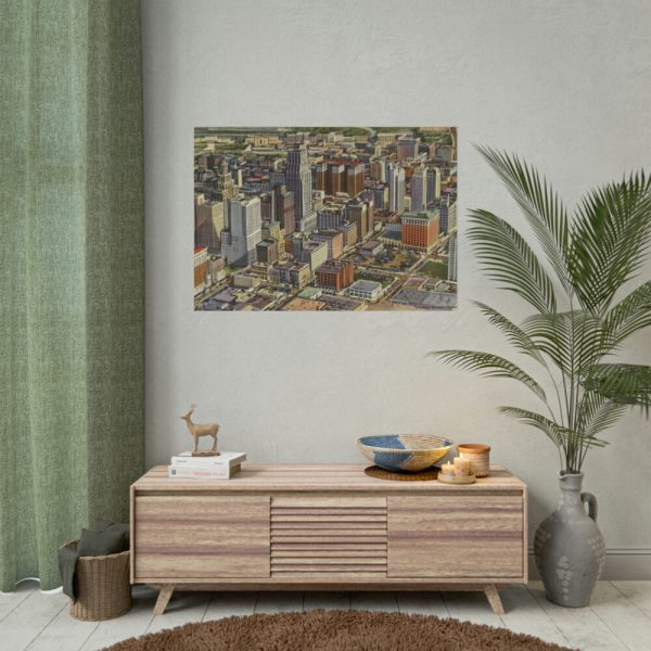 Recent Skyline View of Houston Poster