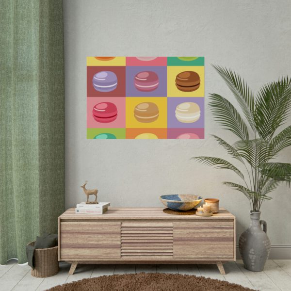 Macarons Pop Art Poster