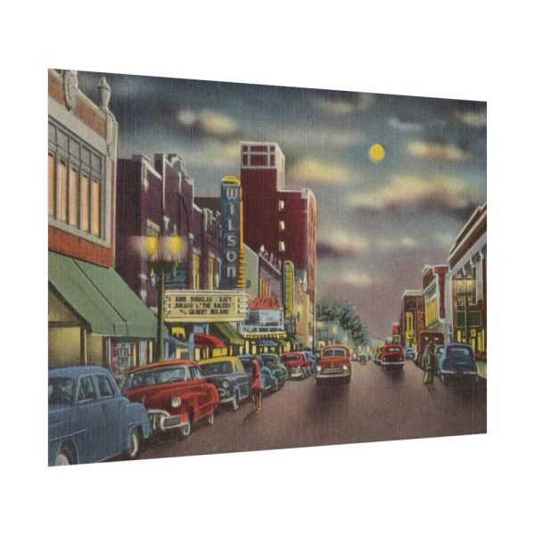 Nash Street at Night, Wilson Poster