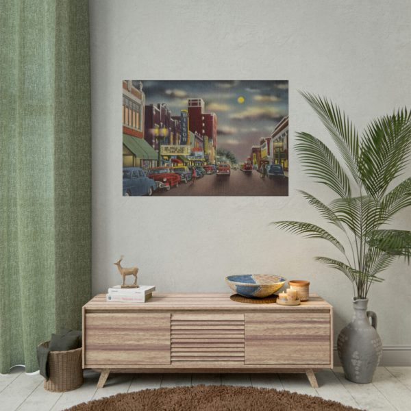 Nash Street at Night, Wilson Poster