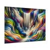 92408-487.jpg Abstract Art Piece of Waterfall Poster