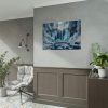 Frozen Waterfall During Winter Poster