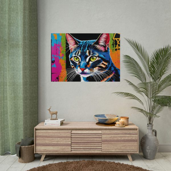 Cat Pop Art Illustration Poster