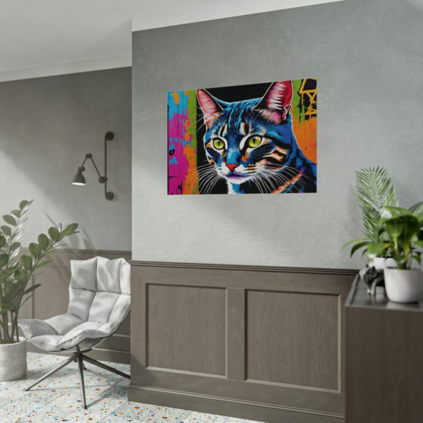 Cat Pop Art Illustration Poster