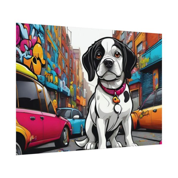 92408-522.jpg Cartoon Dog Art Illustration Poster
