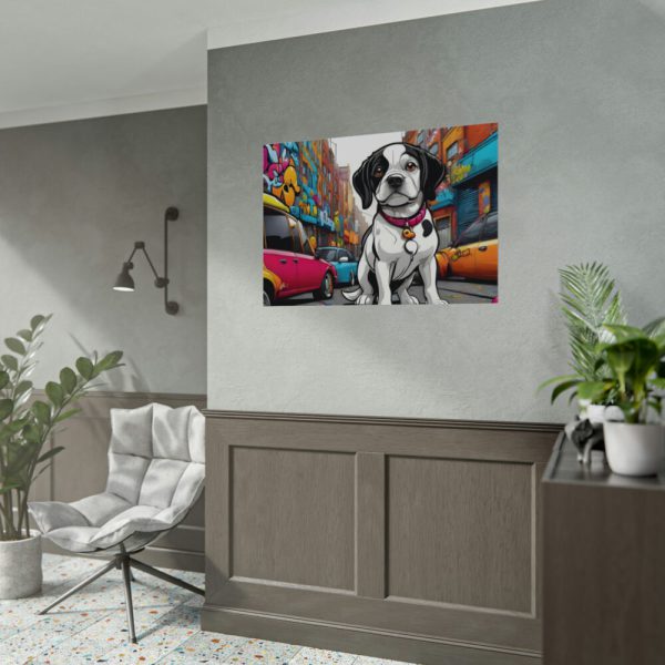92408-524.jpg Cartoon Dog Art Illustration Poster