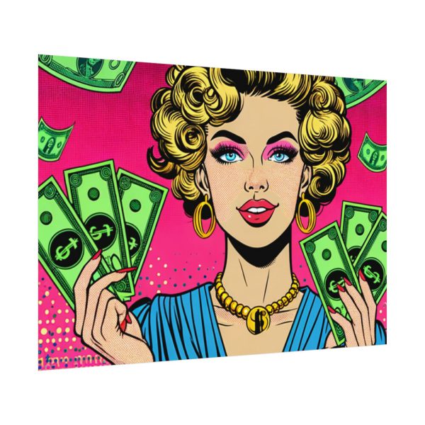92408-537.jpg Girl With Money Poster