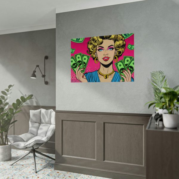 92408-539.jpg Girl With Money Poster