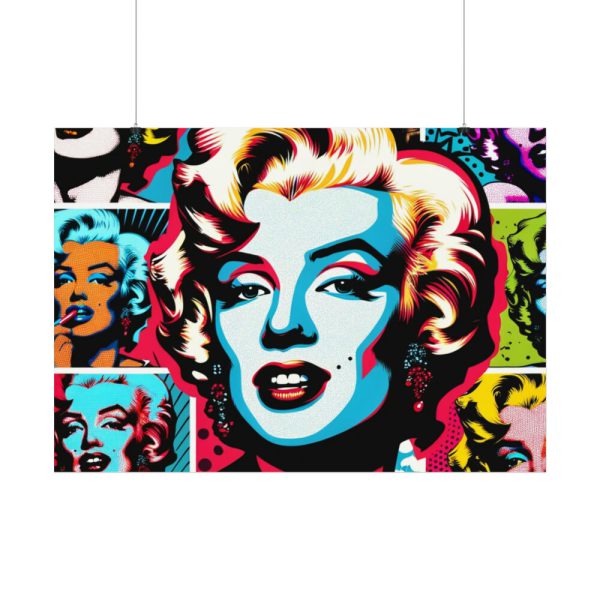 Marilyn Monroe's Iconic Presence and Charisma Poster