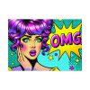 OMG Comics Abstraction Poster