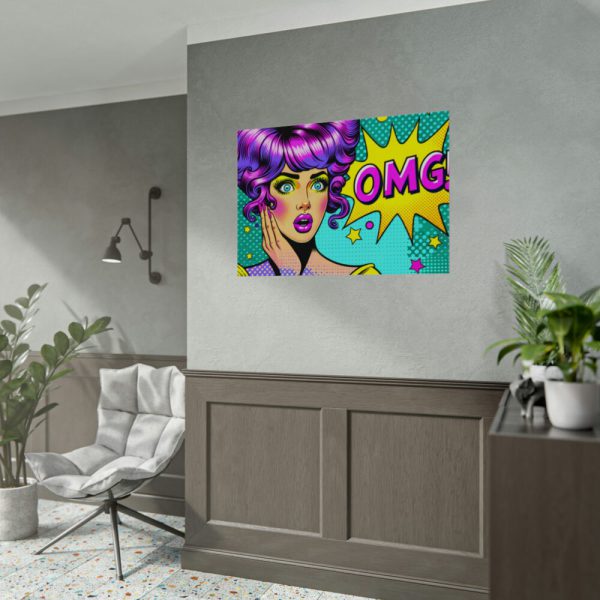 OMG Comics Abstraction Poster