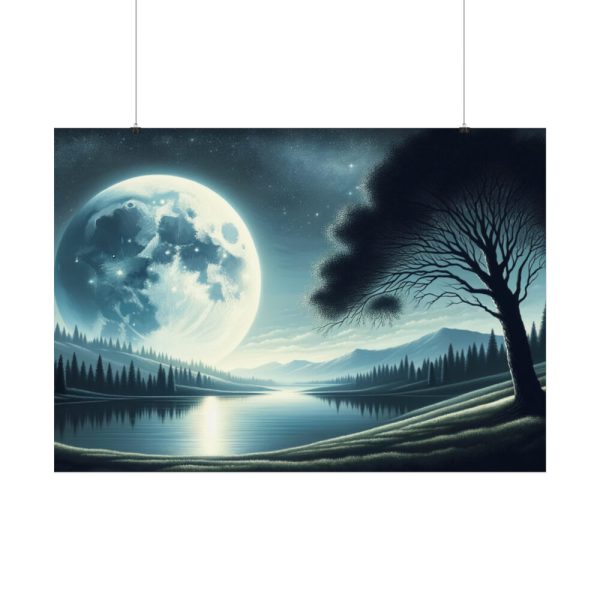 92408-56.jpg Serene Night Landscape Poster