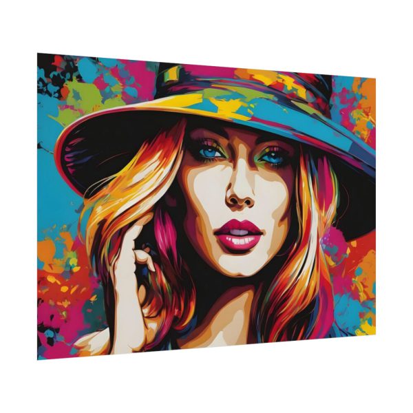 Woman Pop Art Graffiti II Poster