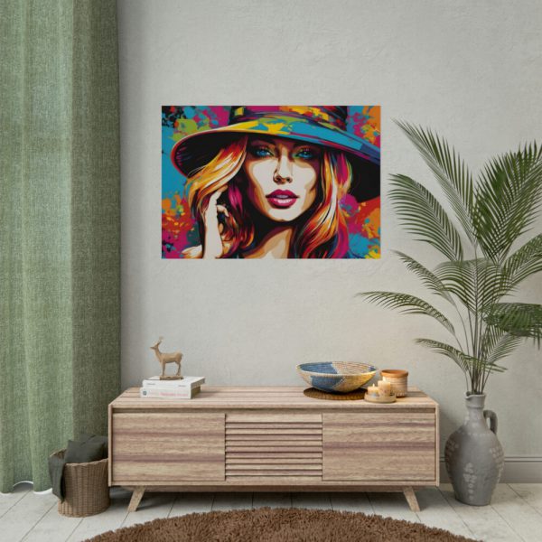 Woman Pop Art Graffiti II Poster