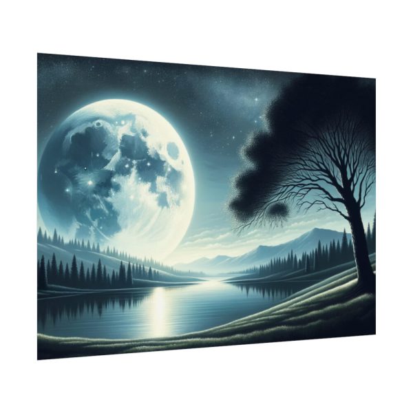 92408-57.jpg Serene Night Landscape Poster