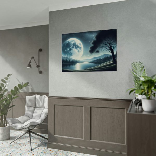 92408-59.jpg Serene Night Landscape Poster
