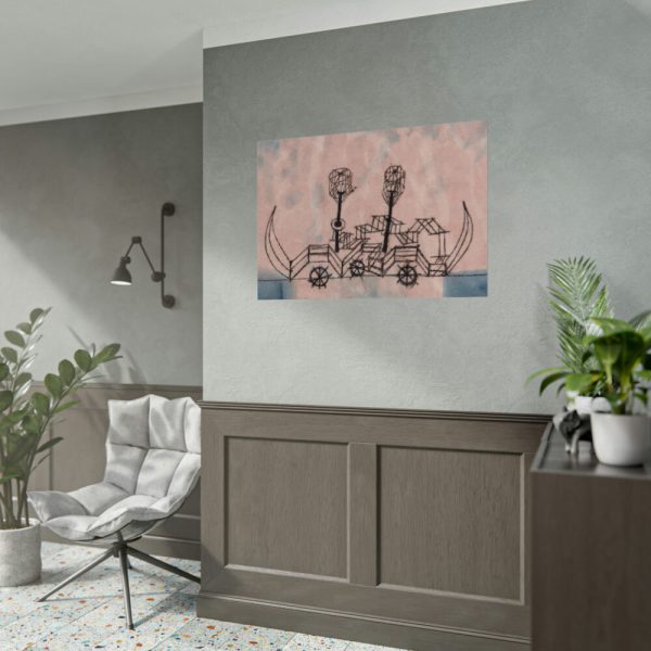 92408-609.jpg Alter Dampfer (Old Steamboat) (1922) by Paul Klee Poster