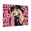 Pop Art Woman With Donuts Poster