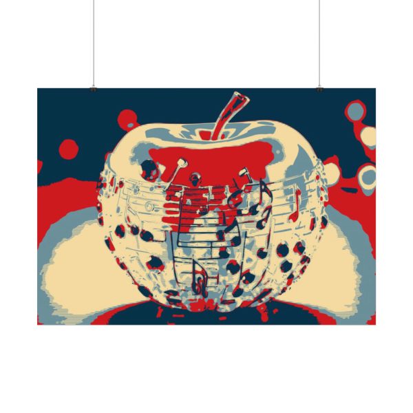 92408-636.jpg Pop Art Apple Poster