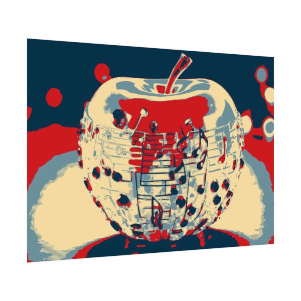 92408-637.jpg Pop Art Apple Poster