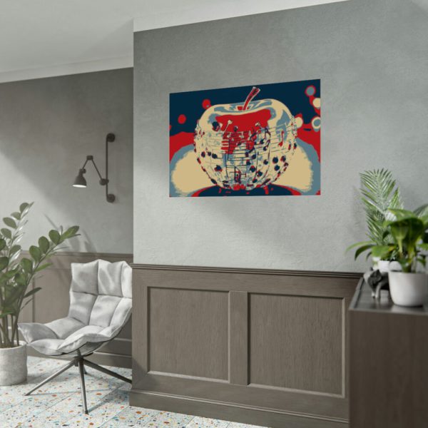 92408-639.jpg Pop Art Apple Poster