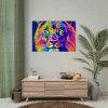 Lion's Splendor Pop Art Poster