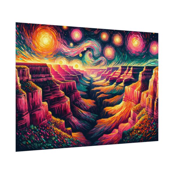 92408-7.jpg Grand Canyon Under Starry Night Night Poster