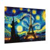 92408-72.jpg Eiffel Tower Under Starry Night Sky Poster