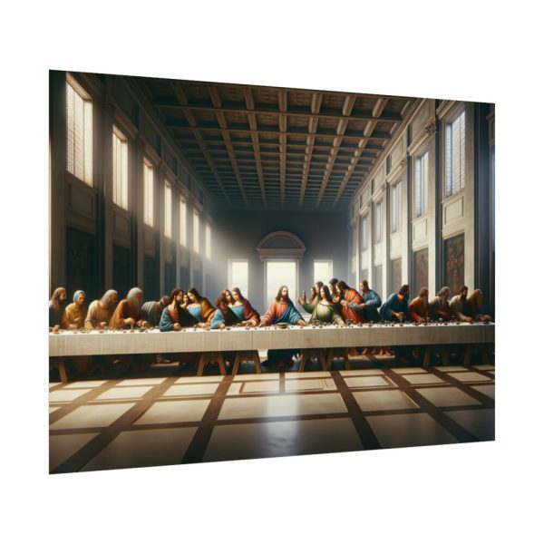 92408-82.jpg Composition Inspired by Leonardo da Vinci's The Last Supper Poster