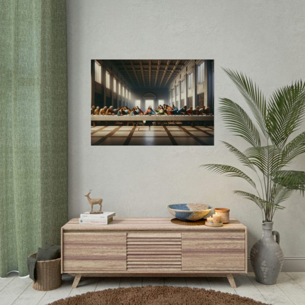 92408-83.jpg Composition Inspired by Leonardo da Vinci's The Last Supper Poster
