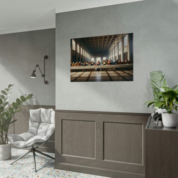 92408-84.jpg Composition Inspired by Leonardo da Vinci's The Last Supper Poster