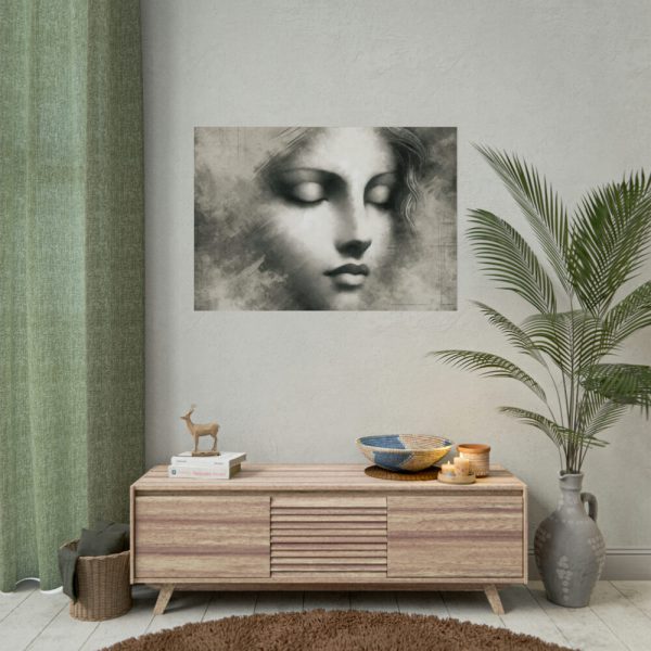 92408-88.jpg Woman Inspired by Leonardo da Vinci Poster