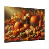92409-132.jpg Assortment of Pumpkins, Gourds, and Autumn Leaves Poster