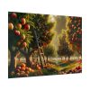 92409-152.jpg Orchard Bounty With Fruit-Laden Trees And RusticLadder Poster