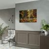92409-154.jpg Orchard Bounty With Fruit-Laden Trees And RusticLadder Poster