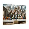 92409-157.jpg Modern Adaptation of Leonardo da Vinci's 'The Last Supper' With Iconic Architectural Wonders Poster