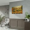 92409-169.jpg Traditional Harvest Scene Capturing the Essence of Pastoral Landscapes Poster