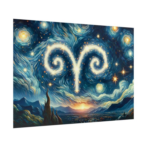 Zodiac Sign of Aries Poster