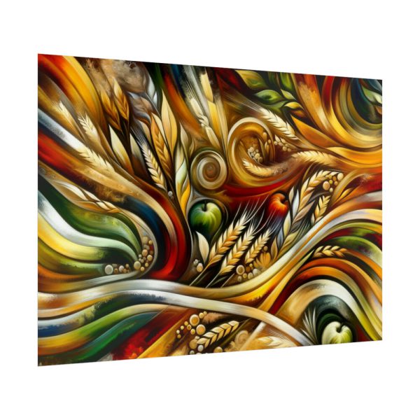 92409-172.jpg Abstract Harvest With Bold Colors an Patterns Poster