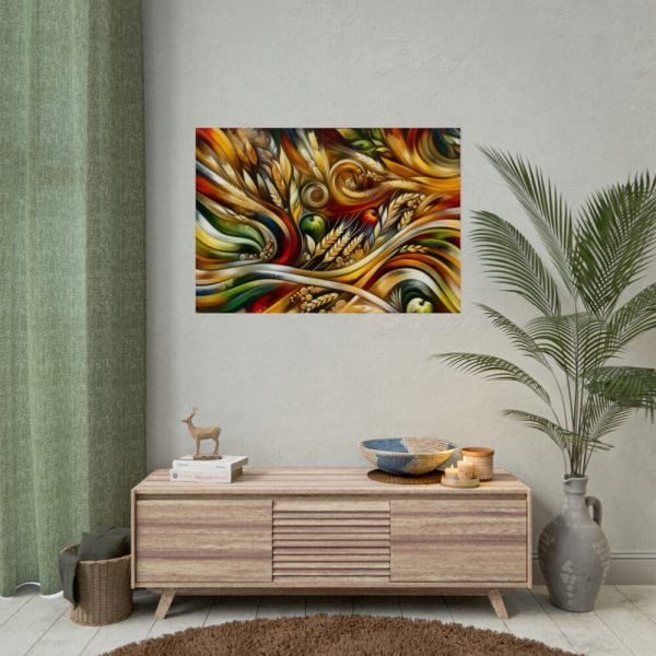 92409-173.jpg Abstract Harvest With Bold Colors an Patterns Poster