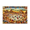 92409-175.jpg Spirit of Folk Art, Featuring a Harvest Festival Scene Poster