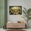 92409-183.jpg Grape Harvest With Lush Vineyards Poster