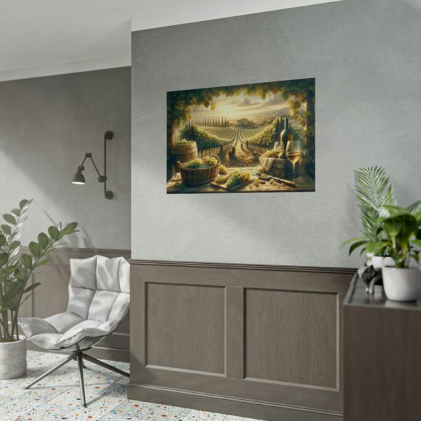 92409-184.jpg Grape Harvest With Lush Vineyards Poster