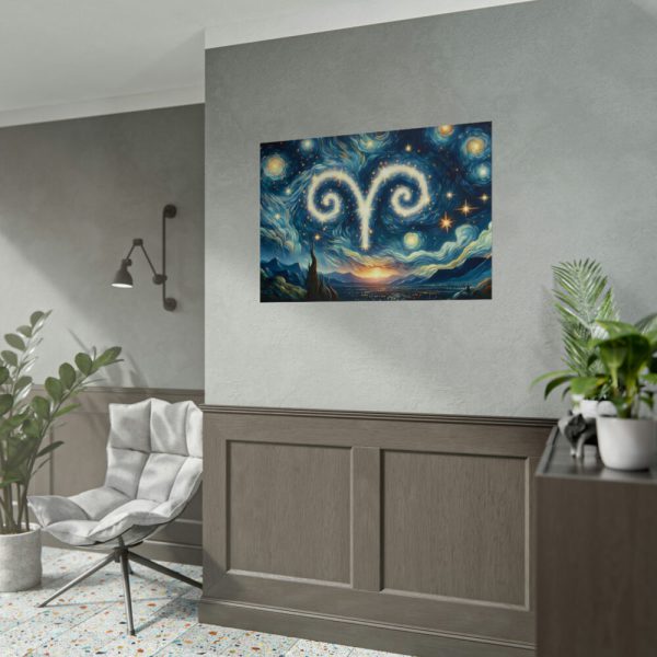 Zodiac Sign of Aries Poster